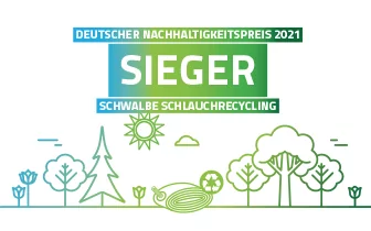 Schwalbe als Vorreiter ausgezeichnet –  Schlauchrecycling gewinnt Deutschen Nachhaltigkeitspreis