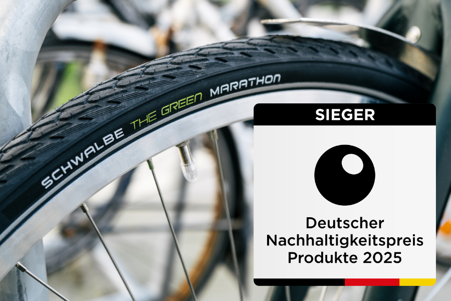 Schwalbe gewinnt mit Green Marathon den Deutschen Nachhaltigkeitspreis Produkte 2025